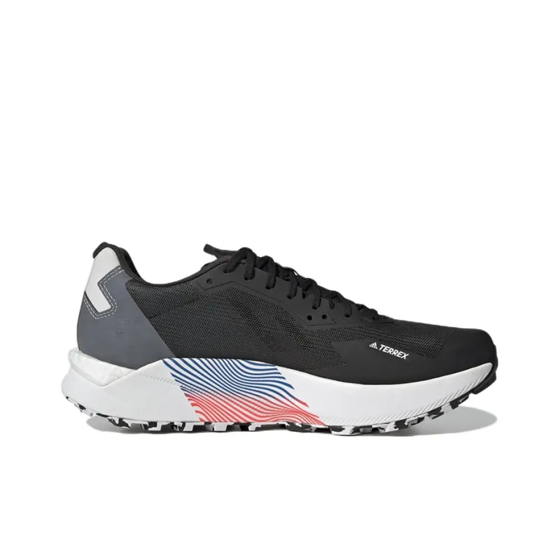 Adidas Terrex Agravic Ultra Trail 'Black Blue Rush'-1