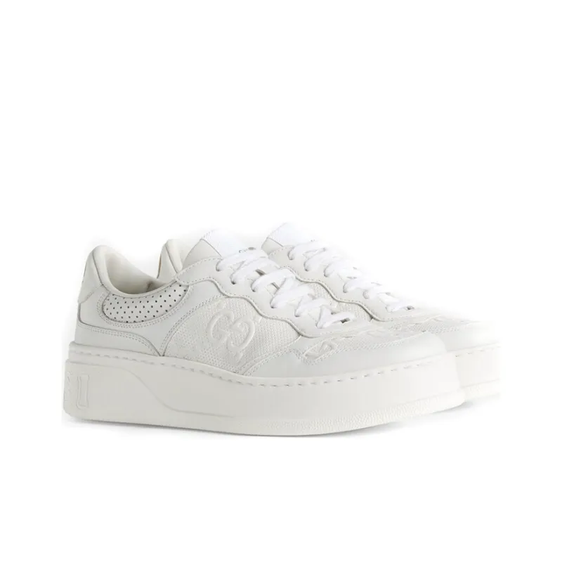 GUCCI Women's Gg Embossed Sneaker 'White' Women's-1