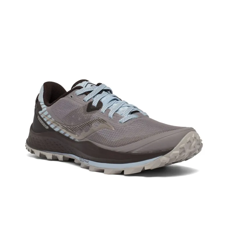 Saucony Peregrine Falcon 11 Running Shoes Women's Low-Top Gray/Blue-2