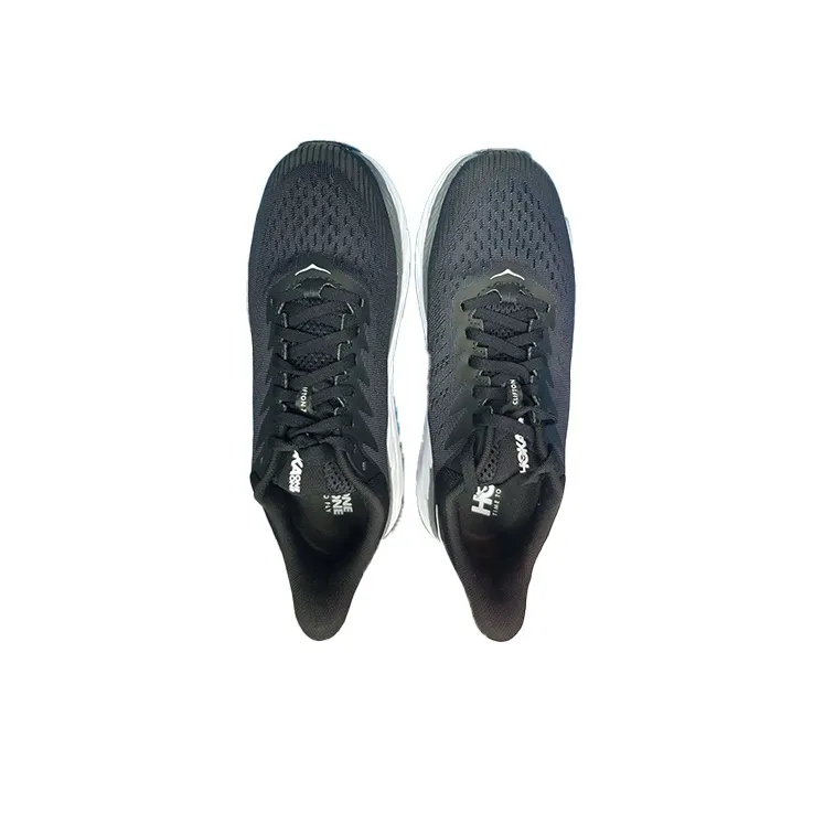 HOKA ONE ONE Clifton 7 Low 'Black White'-2