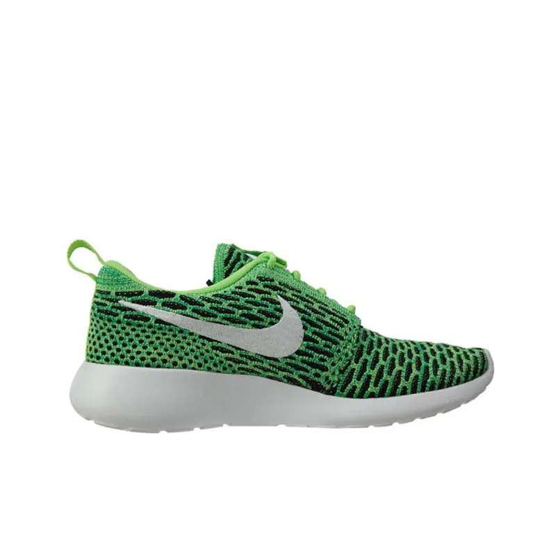 Nike Roshe One Flyknit Voltage Green White Lucide Green Women's-1