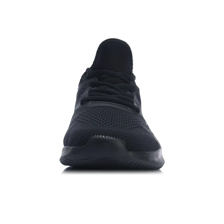 LiNing Cushioning Low Top Running Shoes Unisex Standard Black-3