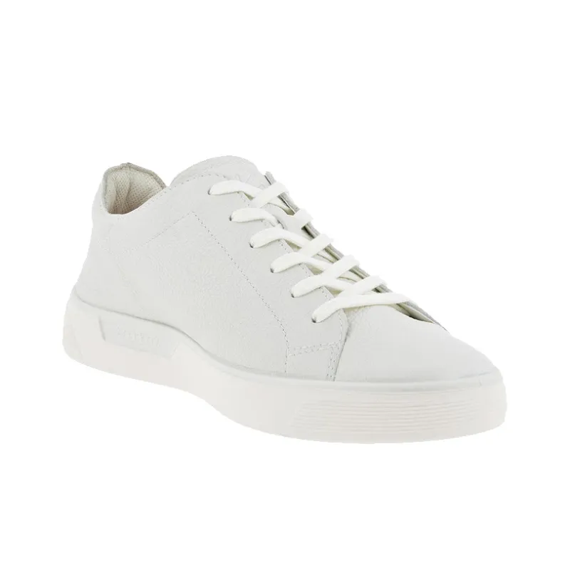 Ecco Street Tray Retro 2.0 Stylish Skateboarding Shoes Men's White-2