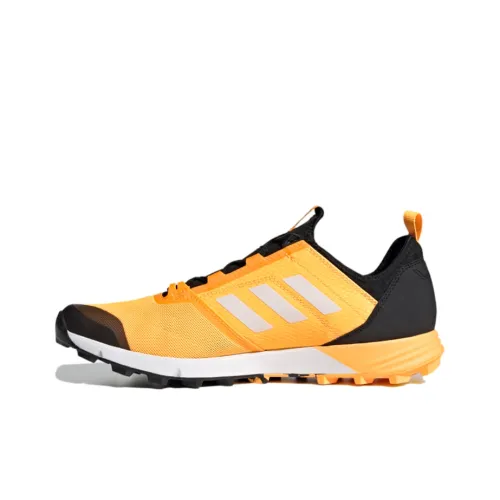 Adidas Terrex Speed Running Shoes Men Low-Top Orange Yellow