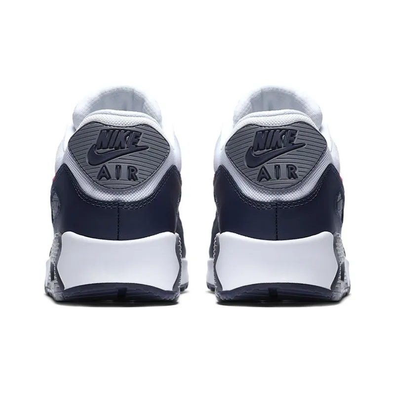 Nike Air Max 90 White Solar Red Obsidian-4