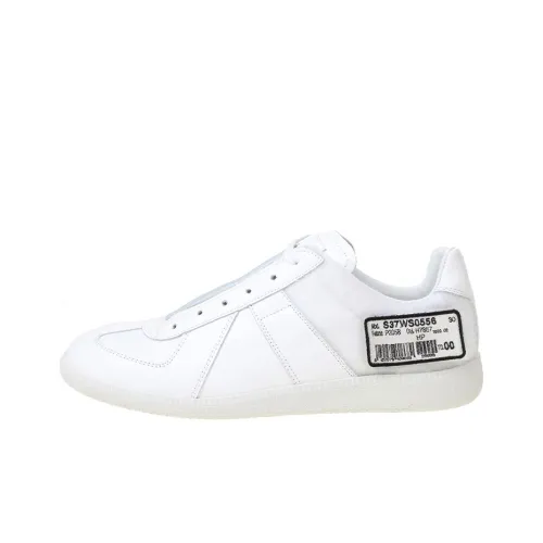 Maison Margiela Replica Casual Shoes Men Low-Top White/Black