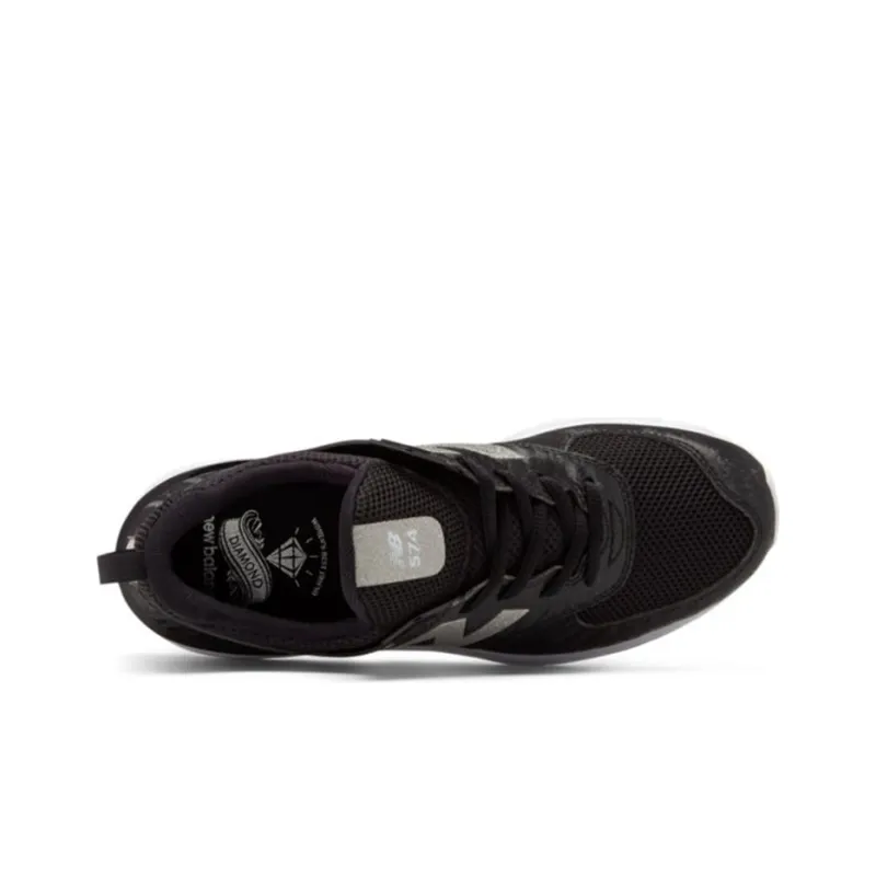 New Balance 574 Sport Black/White Women's-2
