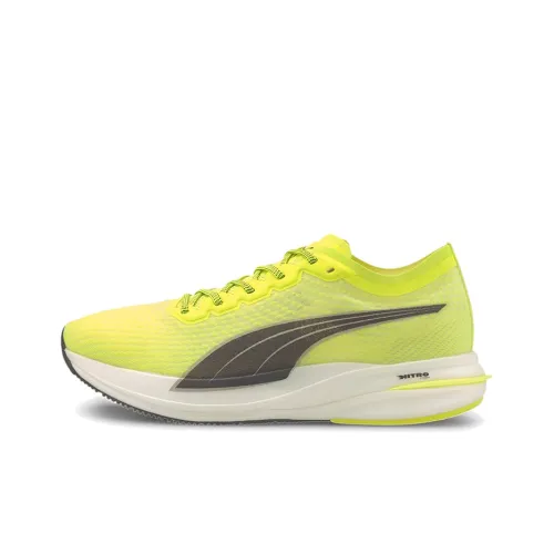 PUMA Running Shoes Women's Low-Top Neon Yellow