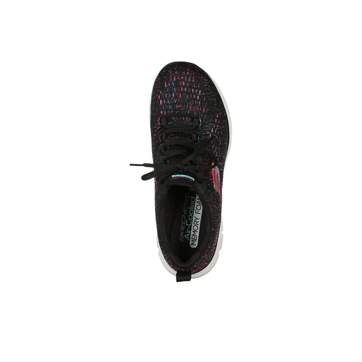 Skechers Flex Appeal 4.0 Running Shoes Women's Low-Top Black/Blue/Pink-2