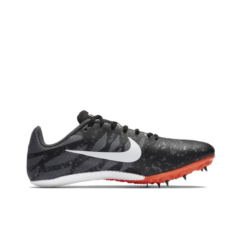 Nike Air Zoom Rival S 9 Spikes 'Paint Splatter Black Iron Grey' Women's-1