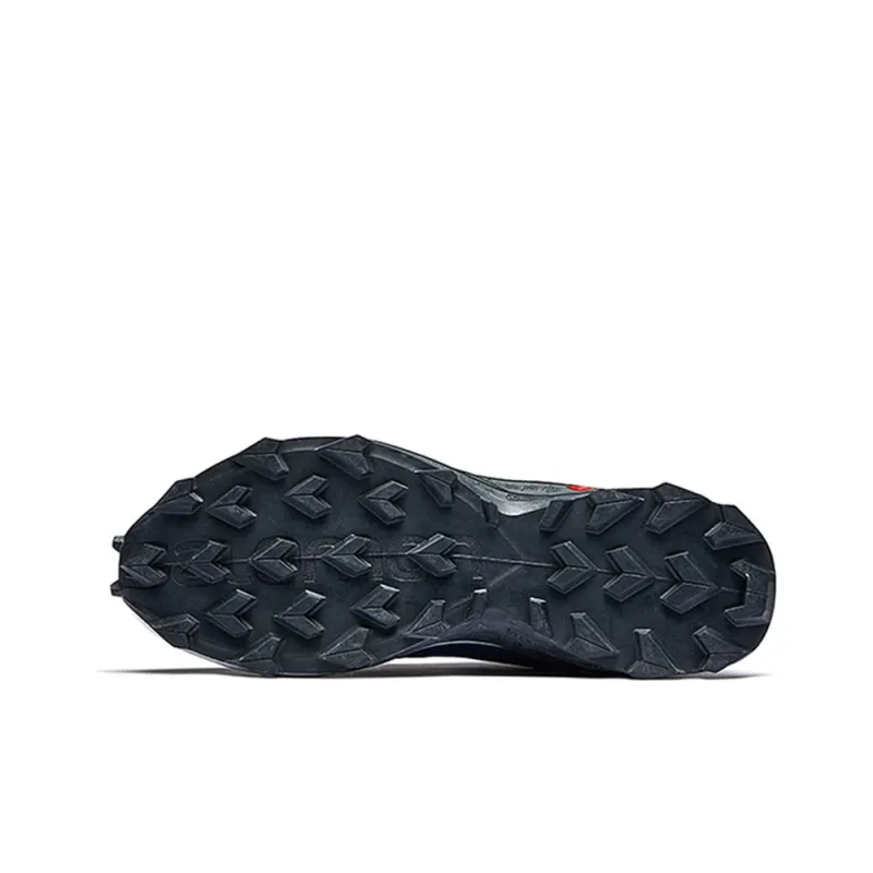 SALOMON Slip Resistant Breathable Supportive Impact Resistant Low Top Running Shoes Men's Denim Blue-6