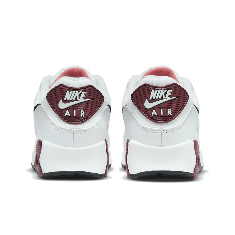 Nike Air Max 90 White Dark Beetroot Women's-3