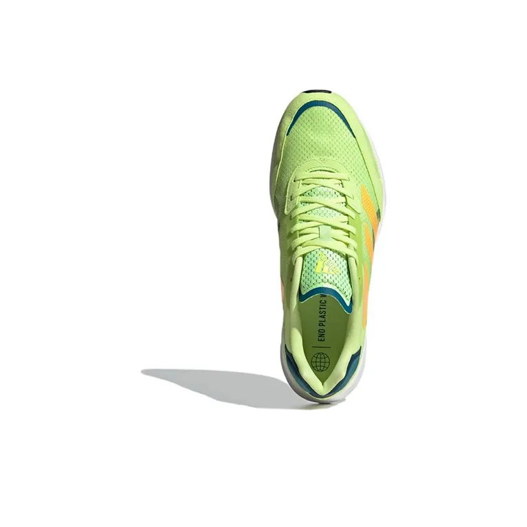 Adidas Adizero Boston 10 Pulse Lime Flash Orange Teal-4