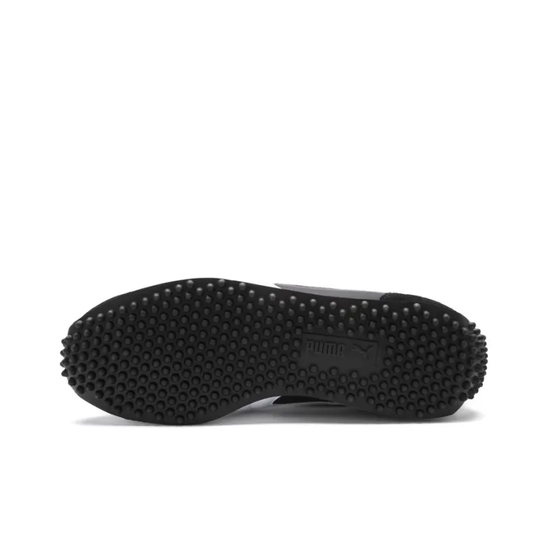 PUMA Whirlwind Classic Cushioning Anti-Slip Wear-Resistant Breathability Low-Top Running Shoes Men's Black White-4