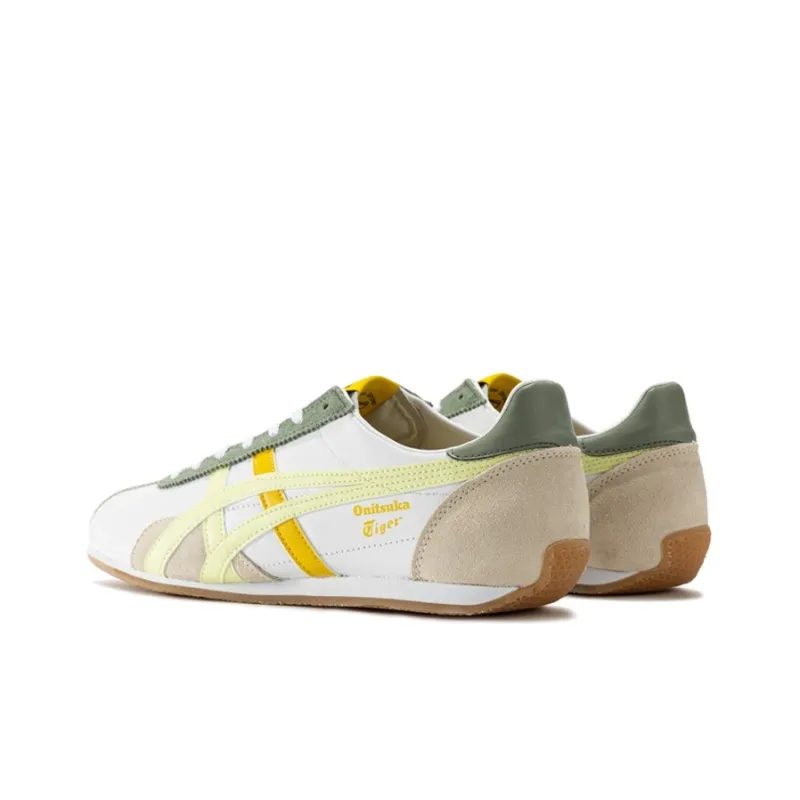Onitsuka Tiger Runspark Shoes 'White Olive Green Yellow'-4