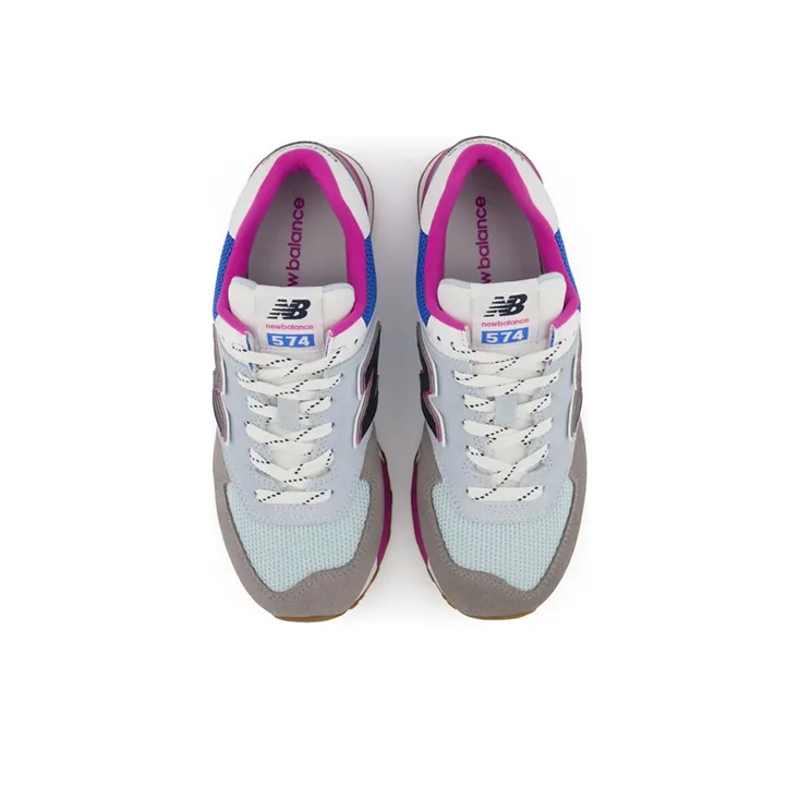 New Balance 574 Marblehead Blue Pink Gum Women's-2