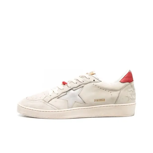 Golden Goose Ball Star Skateboard Shoes Men Low-Top Off White