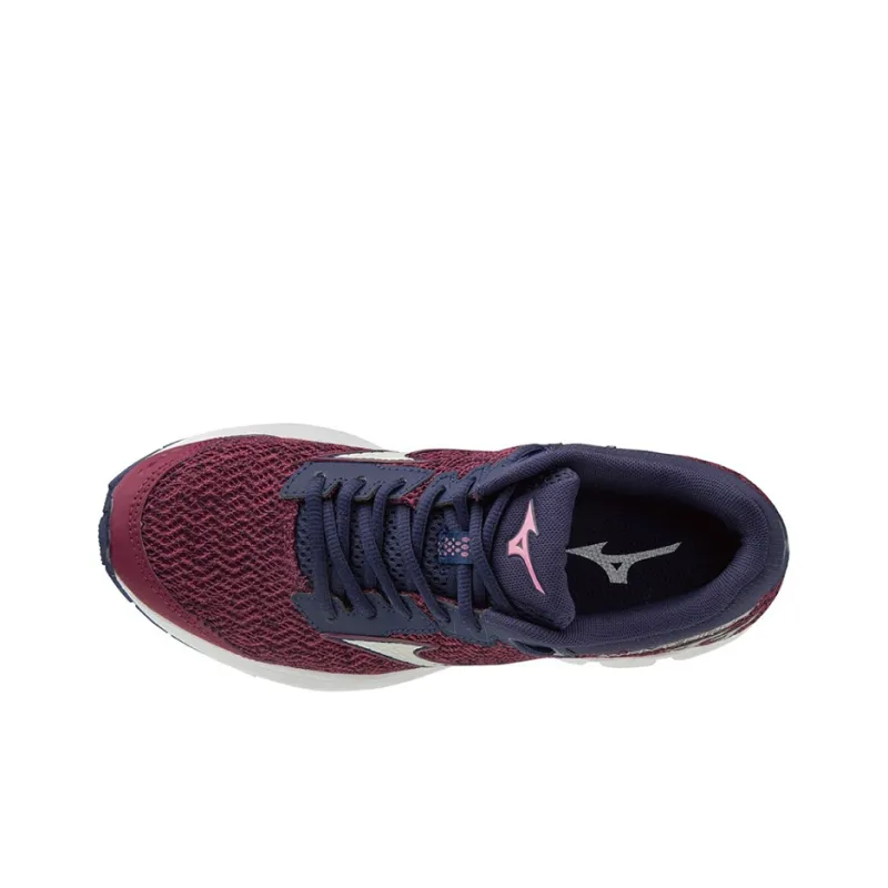 Mizuno Wave Rider TT Anti-Slip And Wear-Resistant Breathable Low-Top Running Shoes Women's Red Blue-2