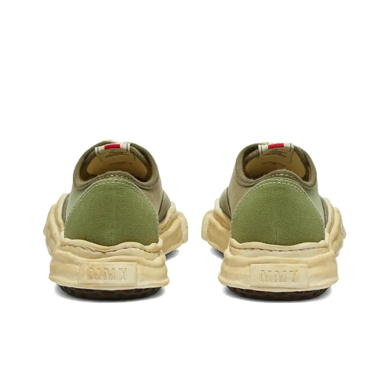 MIHARA YASUHIRO Baker Dissolve Shoes Low-Top Stylish Skateboarding Shoes Men's Green Vintage Version-3