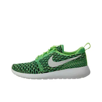 Nike Roshe One Flyknit Voltage Green White Lucide Green Women's
