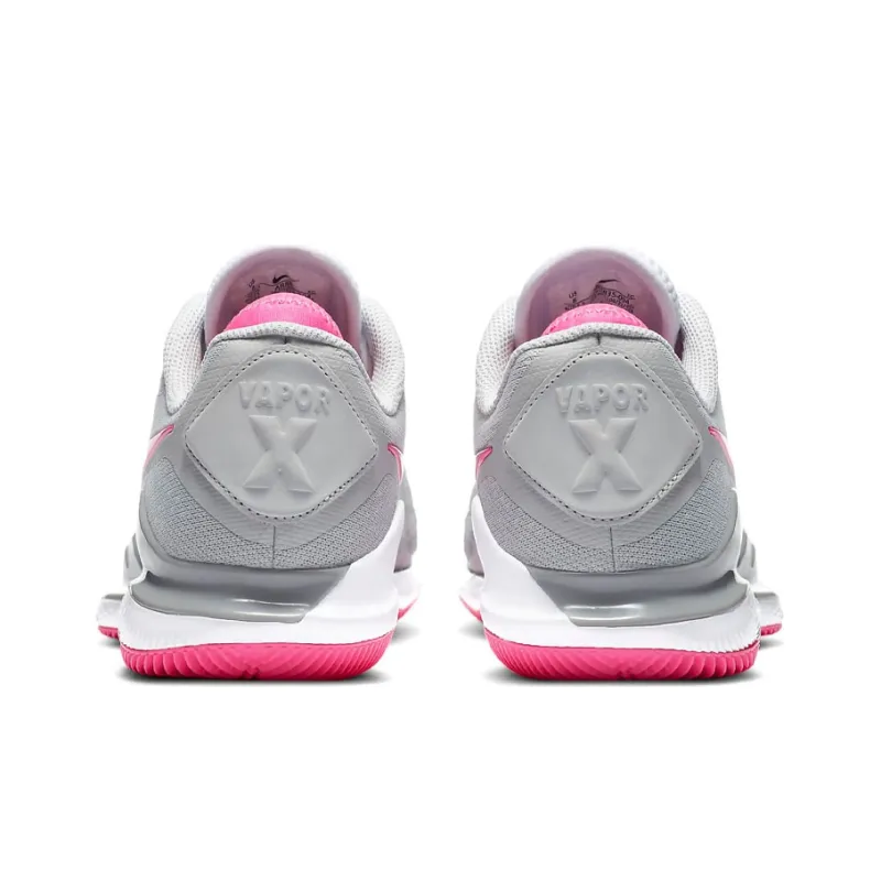 Nike Court Air Zoom Vapor X Knit 'Grey Pink' Women's-4