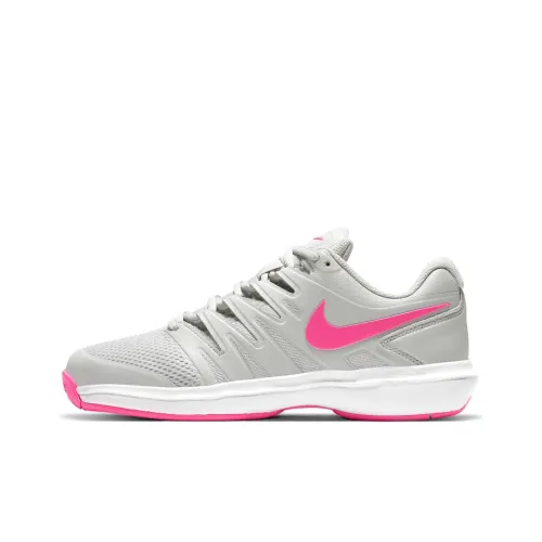 Nike Air Zoom Prestige Tennis Shoes Women's Low-Top Gray/Pink