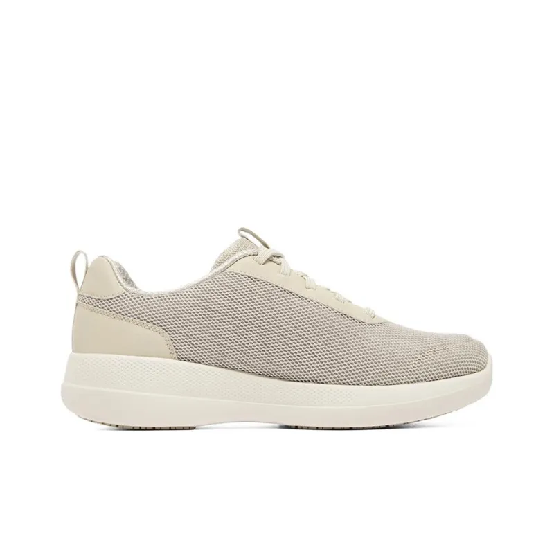 Skechers GO WALK Stability Cushioning Anti-Slip And Wear-Resistant Low-Top Casual Running Shoes Women's Taupe-1