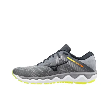 Mizuno Horizon 4 Breathable Lightweight Low-Top Running Shoes Men's Gray Yellow