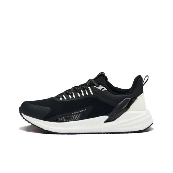 361° Rain Screen Cushioned Anti Slip Wear Resistant Breathable Lightweight Low Top Running Shoes Women's Black White