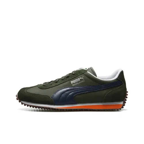 PUMA Whirlwind Classic Running Shoes Men Low-Top Blue/Green