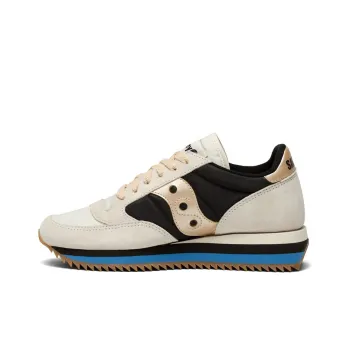 Saucony Jazz Triple Running Shoes Women's Low-Top White/Black/Blue/Gold