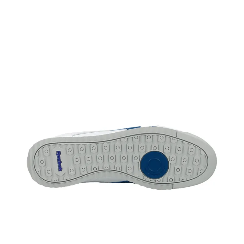 Reebok Royal Classic Rayen Cushioned Slip-Resistant Low-Top Running Shoes Men's White Blue-5