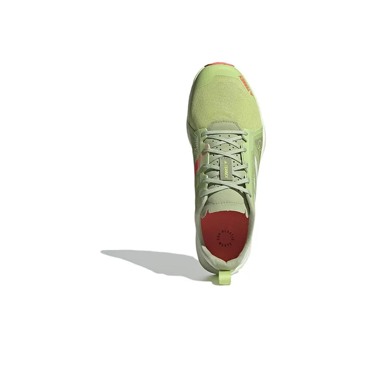 Adidas Terrex Speed Flow Primegreen Trail Running Anti-Slip Wear-Resistant Low-Top Running Shoes Men's Green-4