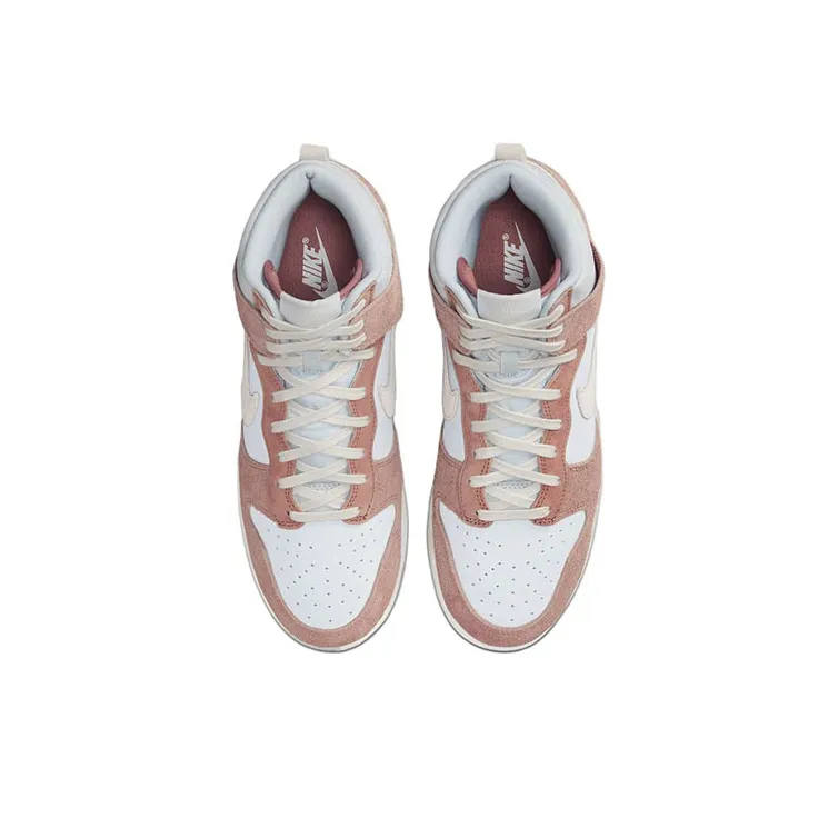 Nike Dunk High Fossil Rose-3