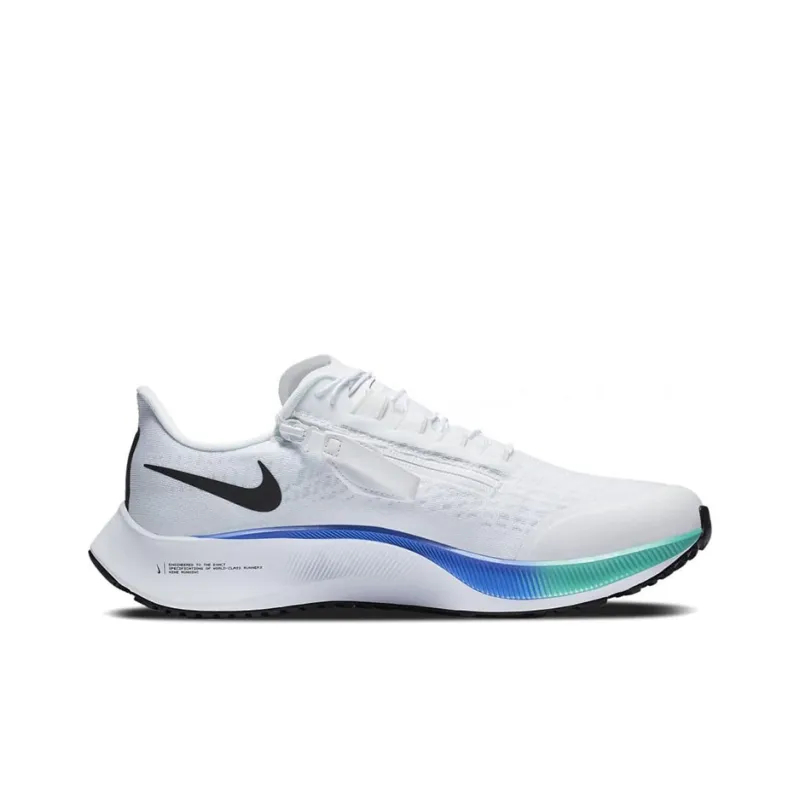 Nike Air Zoom Pegasus 37 FlyEase Extra Wide 'White Multi Color'-1