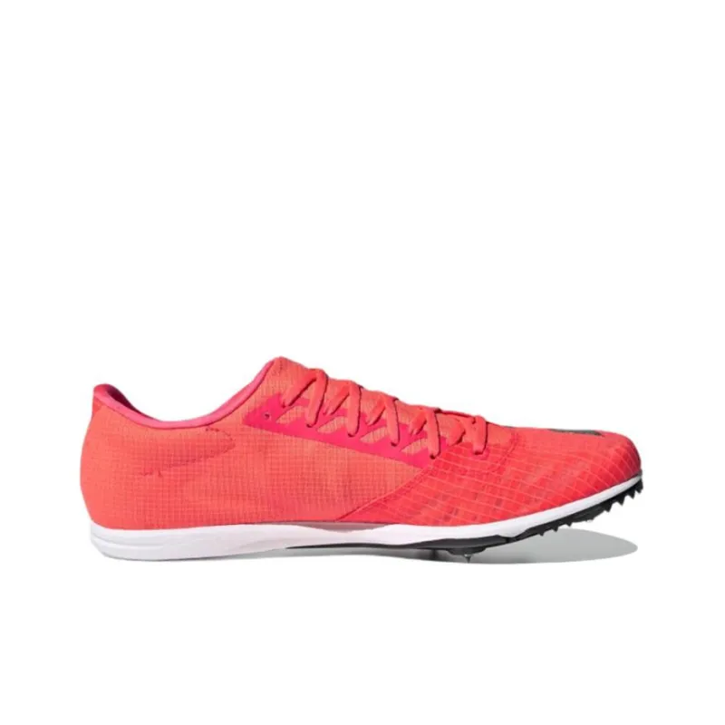 Adidas Distancestar Spikes Cushioning Wear Resistant Running Shoes Men's Red Black-1