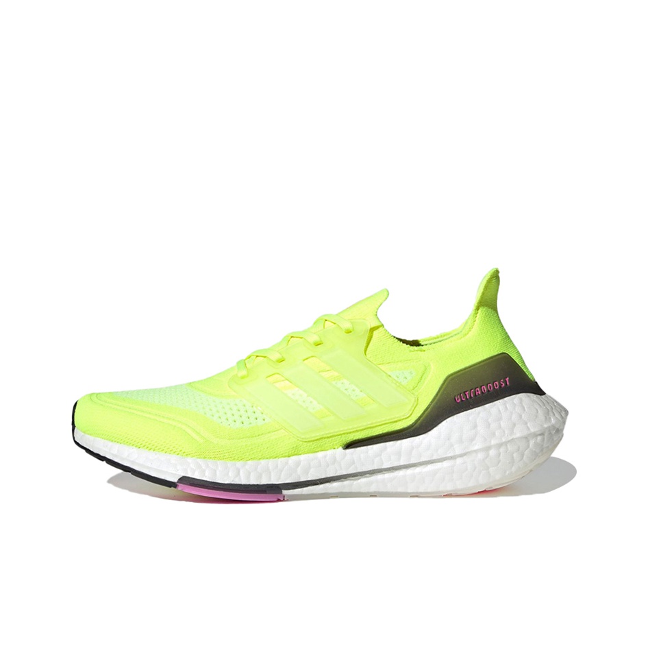 Adidas Ultra Boost 21 Solar Yellow Pink