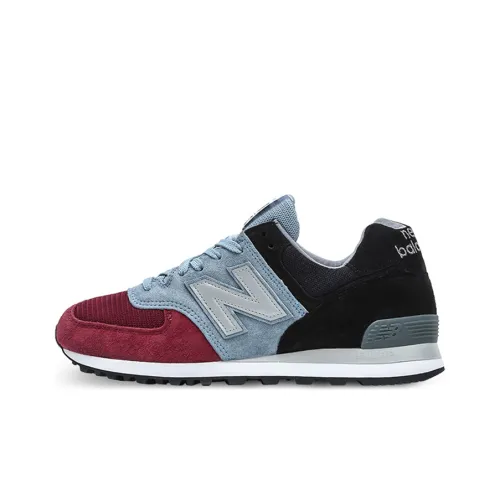 New Balance NB 574 Running Shoes Men Low-Top Wine Red/Smoke Gray/Carbon Black