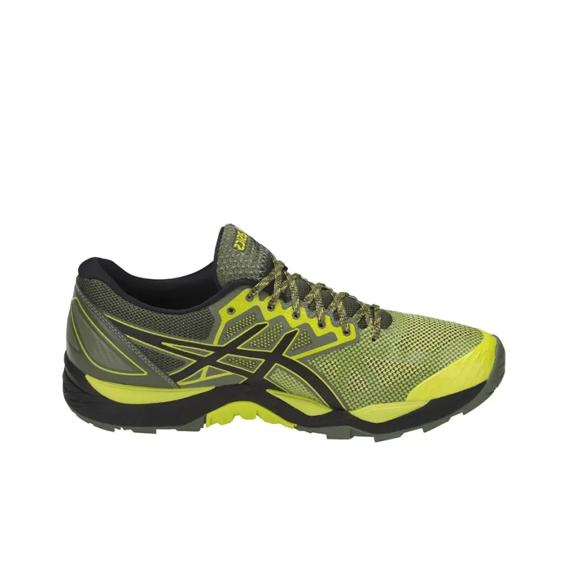 Asics GEL-FujiTrabuco 7 Wear-resistant And Lightweight Low-Top Running Shoes Men's Yellow Black-1