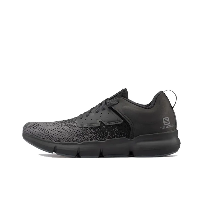 SALOMON Predict Soc Cushioned Anti-Slip Wear-Resistant Breathable Lightweight Low-Top Casual Running Shoes Men's Ebony-0