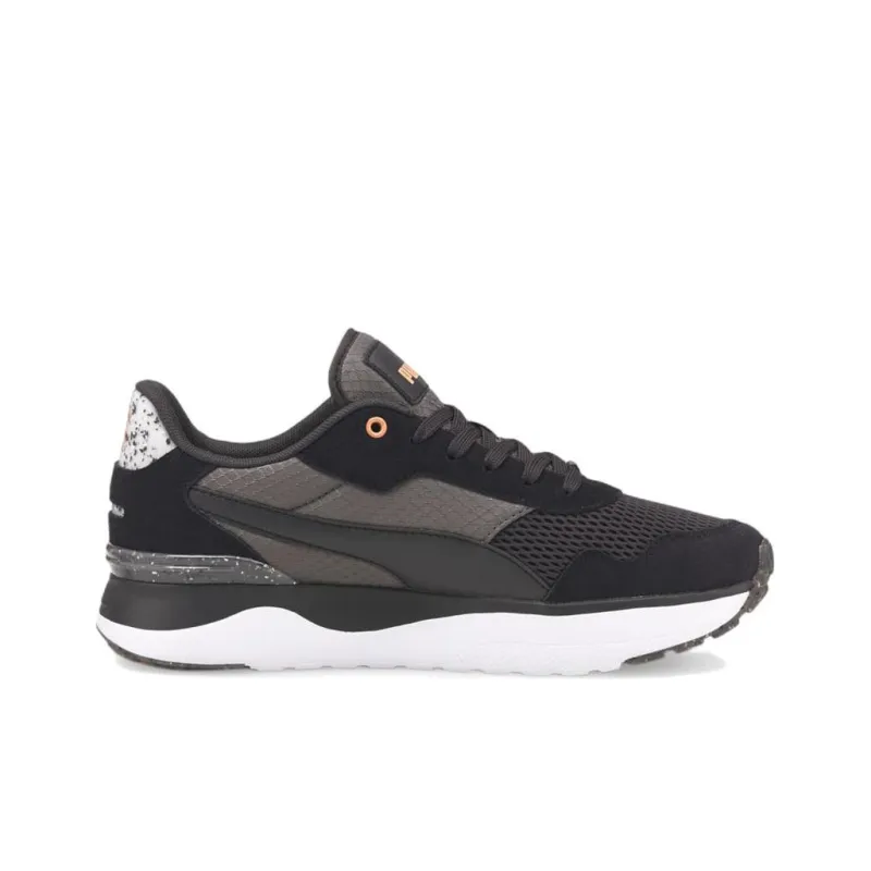 PUMA R78 Cushioned Anti-Slip And Wear-Resistant Lightweight Low-Top Running Shoes Women's Black Gray Color-1