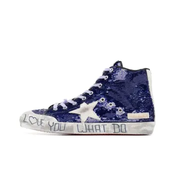 Golden Goose Skateboard Shoes Women's Purple