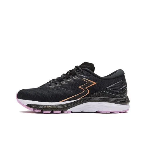 361° Slip Resistant, Breathable, Lightweight Low Top Running Shoes Women's Obsidian Black