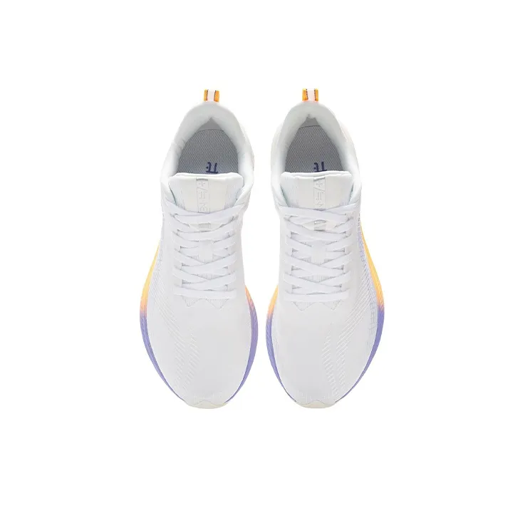 LiNing Red Hare 5 Pro Cushioning Slip Resistant And Abrasion Resistant Low Top Running Shoes Women's Standard White-3