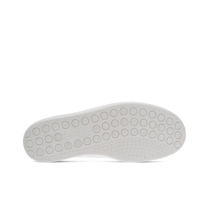 Ecco Soft Classic Stylish Skateboarding Shoes Women's White-3