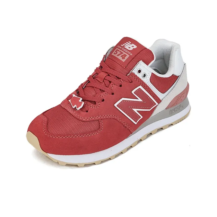 New Balance 574 Red/White Women's-1