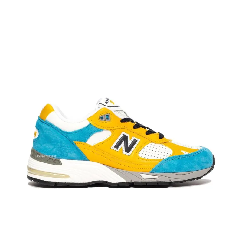 New Balance 991 MiUK Sns Blue Yellow-1
