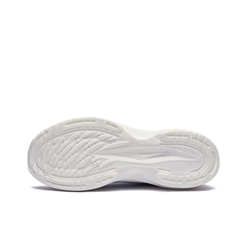 Erke Cushioning Anti-Slip Wear-Resistant Breathability Low-Top Running Shoes Women's Mother-of-Pearl Color-4