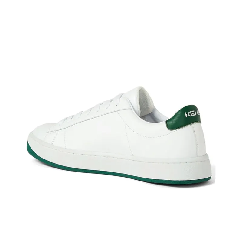 KENZO Kourt K Skateboard Shoes Men's White-3