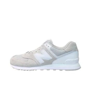New Balance 574 Light Grey White